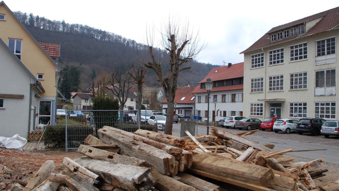 Abriss Häfner Haus 1